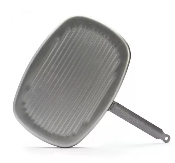 POELE GRILL RECTANG. QUEUE F. 38X26CM