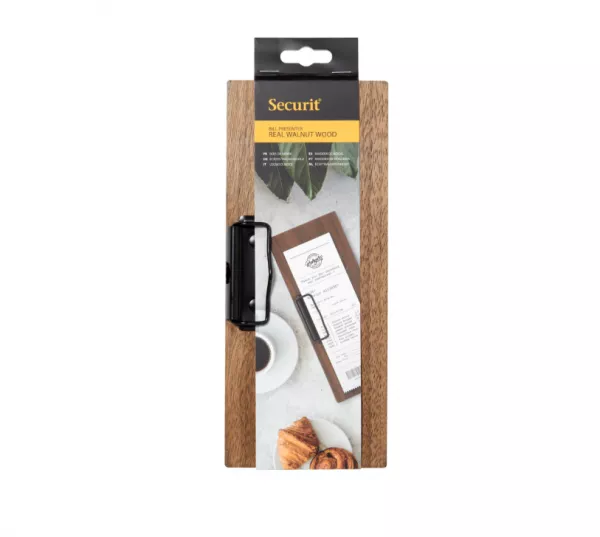 PORTE ADDITION EN BOIS DE NOYER- a pince pour le maintien 
