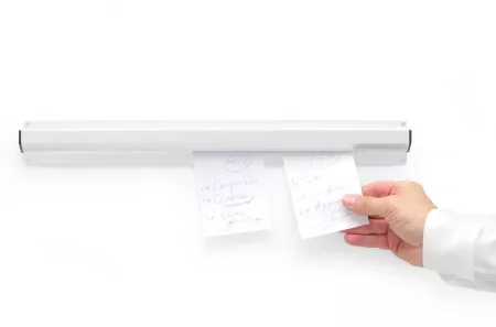 Porte-fiches 610 mm aluminium satin&eacute;