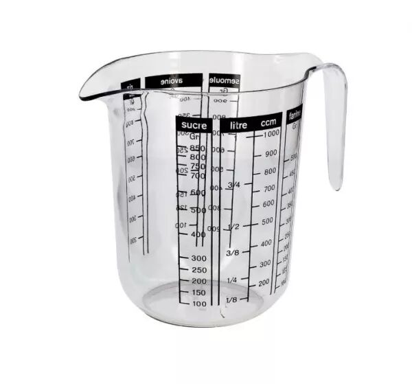 POT PLASTIQUE GRADUE 1L