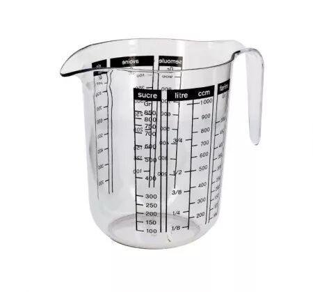 POT PLASTIQUE GRADUE 1L
