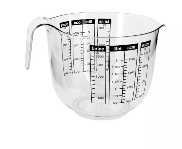 POT PLASTIQUE GRADUE 2.5L