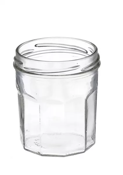 POT VERRE 200 TO70 MENAGE 10 FACETTES + CAPS70