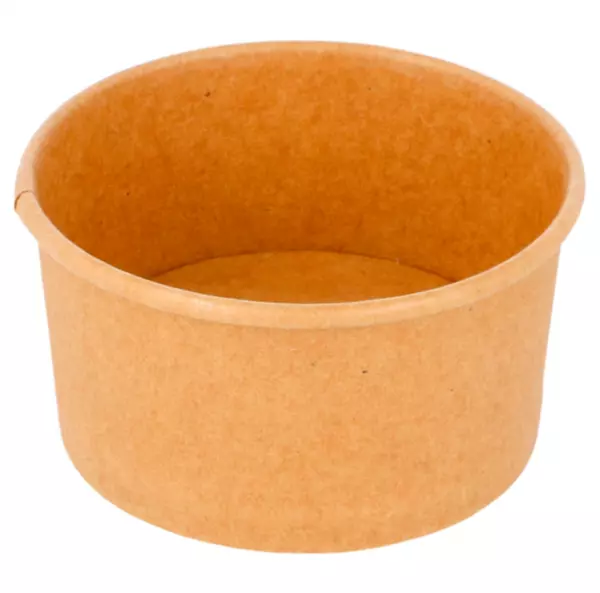 POTS � GLACES 90 ML 210 + 18 PE G/M2 �7,2x4 CM MARRON CARTON (2000 UNIT�) (FSC MIX 70%)