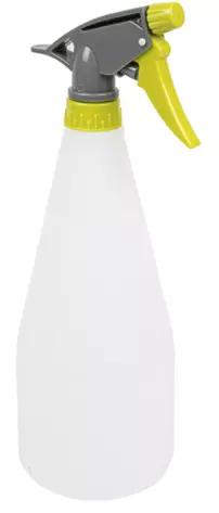 PULVERISATEUR + BOUTEILLE 1 L TRANSLUCIDE PLASTIQUE 