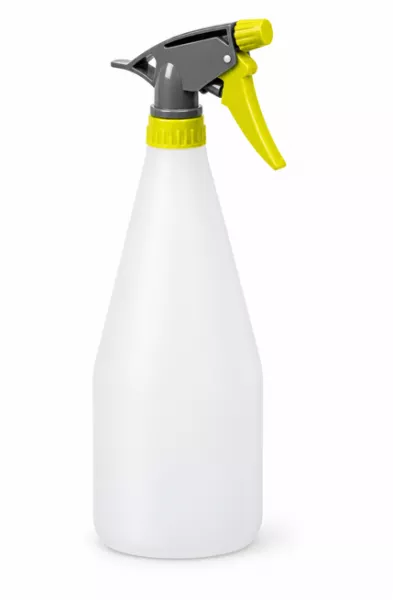 PULVERISATEUR + BOUTEILLE 1 L TRANSLUCIDE PLASTIQUE 