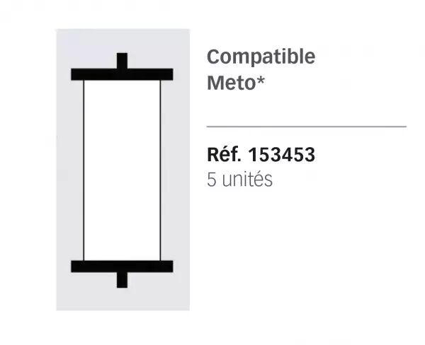 Rouleau Encreur METO 1 ligne NOIR
