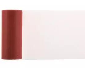  Ruban tulle Terracotta 100MM/20M