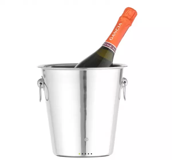 Seau � glace avec anses rondes 3,3 l inox 220x190 mm