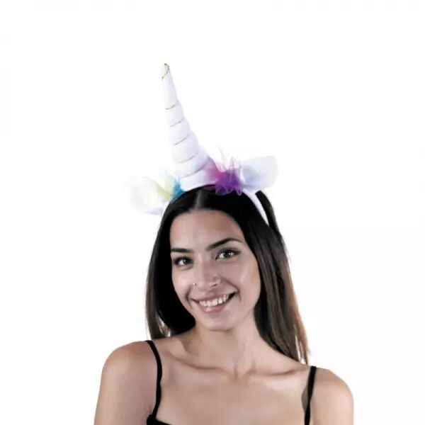SERRE TETE LICORNE BLANCHE	