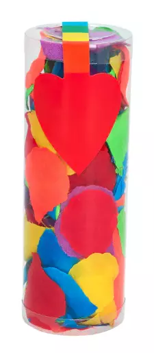 Set 288 P�tales de rose polyester arc-en-ciel