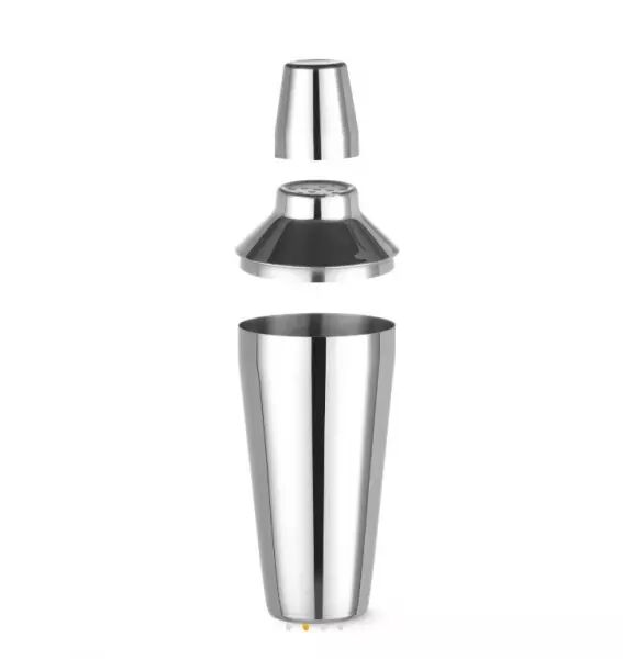Shaker cocktail En 3 parties inox conique 0,75 l