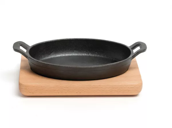 SUPPORT EN BOIS OVAL 20X14 CM