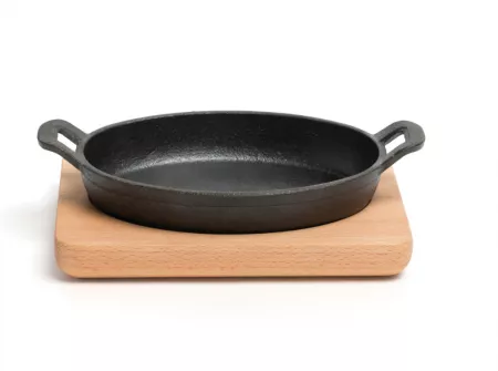 SUPPORT EN BOIS OVAL 20X14 CM
