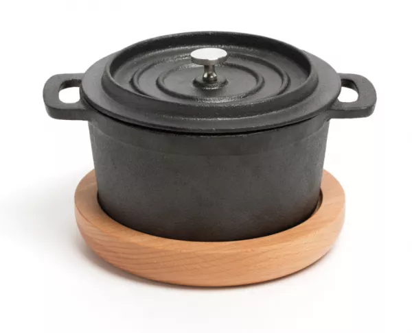 SUPPORT EN BOIS ROND � 15CM 