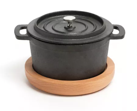 SUPPORT EN BOIS ROND &Oslash; 15CM 