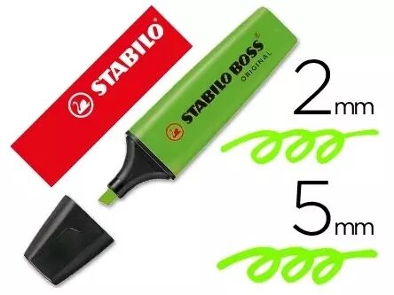 Surligneur STABILO BOSS 2-5mm VERT