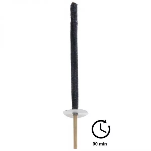 Torche de cire dur�e 90 minutes (60cm)