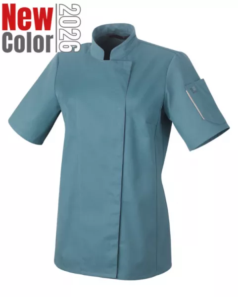 UNERA VESTE F MANCHE COURTE BLEU LAGON T00 A T6