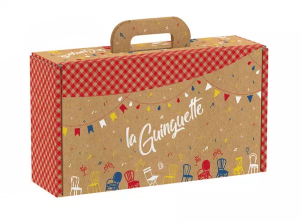 Valisette Carton 33x18.5x9.5 JF Noir Or