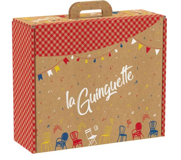 Valisette Carton 40x32.5x12 JF Noir Or