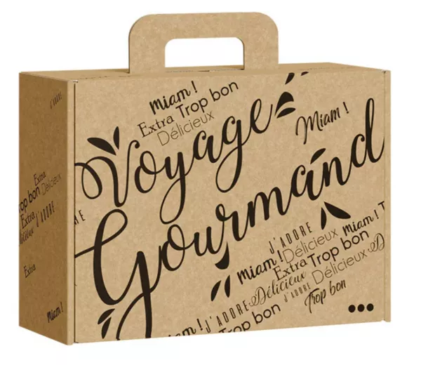 Valisette Carton Kraft VG 25x18,5x9,5cm