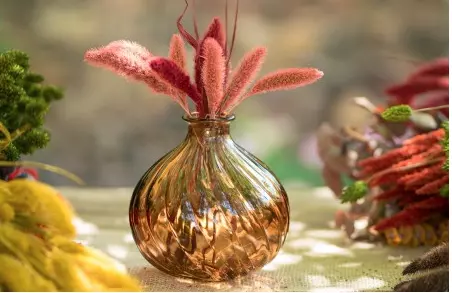 VASE BELLA BRUN HAVANE