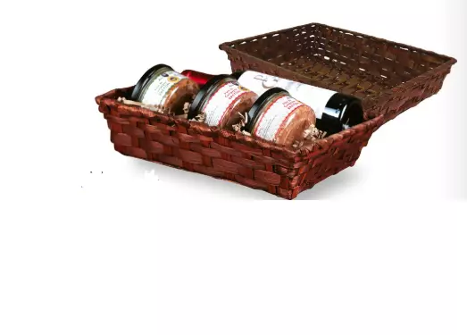 VIETO MARRON RECTANGLE GM 38X28X7